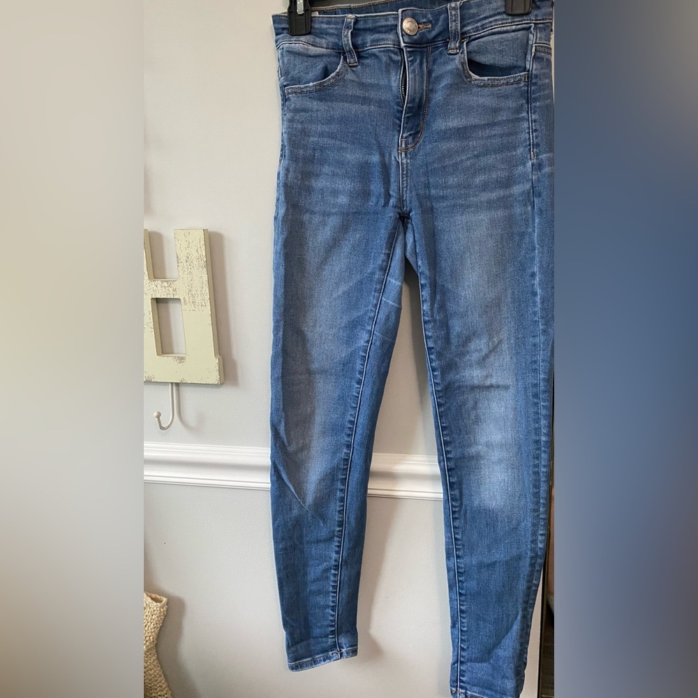 American Eagle Outfitters Blue Skinny Jeans